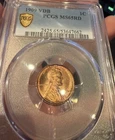 1909 VDB Lincoln Wheat Penny PCGS MS65 RD Bright Red Great Strike & Purple Tone!