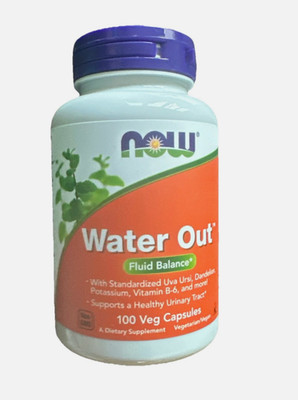NOW Foods Water Out 100 pflanzliche Kapseln unterstützt Harnwege, Uva Ursi, Löwenzahn