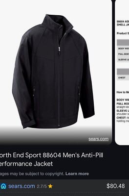 専用3 North End Sport 88604 Men's Anti-Pill Performance Waterproof
