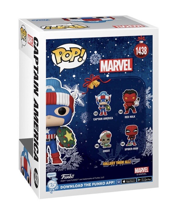 Marvel Holiday Captain America Funko Pop! Vinyl Figure #1438