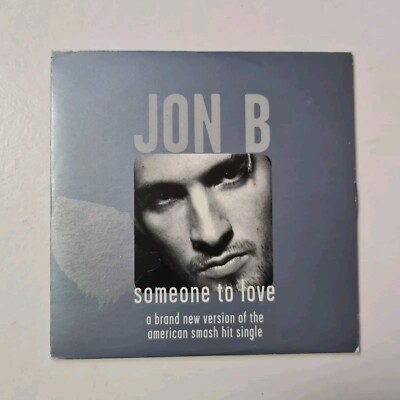 Jon B - Someone To Love - CD Single - Good Cond (see desc)