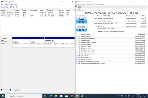 MICROSOFT SURFACE PRO 4 12.3" 2736 x 1824 Touch M3-6Y30 128GB SSD 4GB W10P - Picture 14 of 16