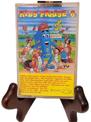 Kids Praise! 8 Play Ball Cassette Tape 1989 Childrens Religious Music ...