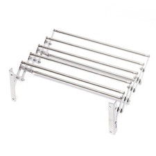 Wall Mounted Clothes Drying Rack Stainless Steel Retractable Laundry Drying Rack