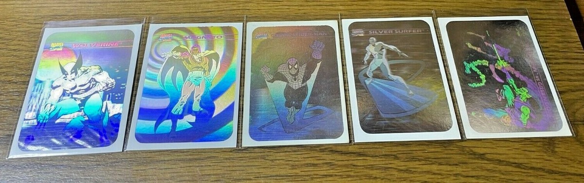 1990 Impel Marvel Universe Series 1 Complete Set 162 Cards Plus 5