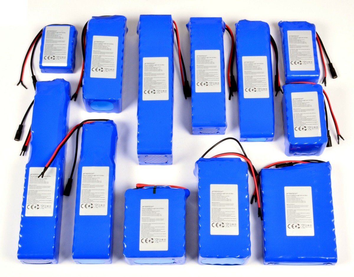 Aftertech Li-Ion Battery Pack Replacement 24V 36V 48V Various