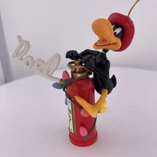 Vintage Looney Tunes DAFFY DUCK w/ Fire Extinguisher Ornament