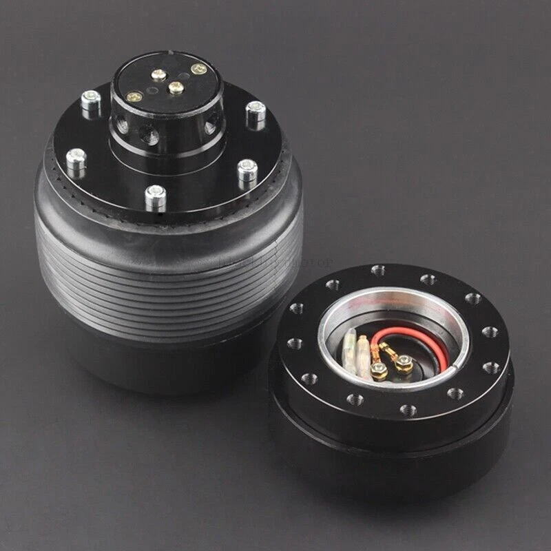 Steering Wheel Hub+Quick Release Hub Adapter Boss Kit Black For Honda Civic CR-V - Image 2 of 4