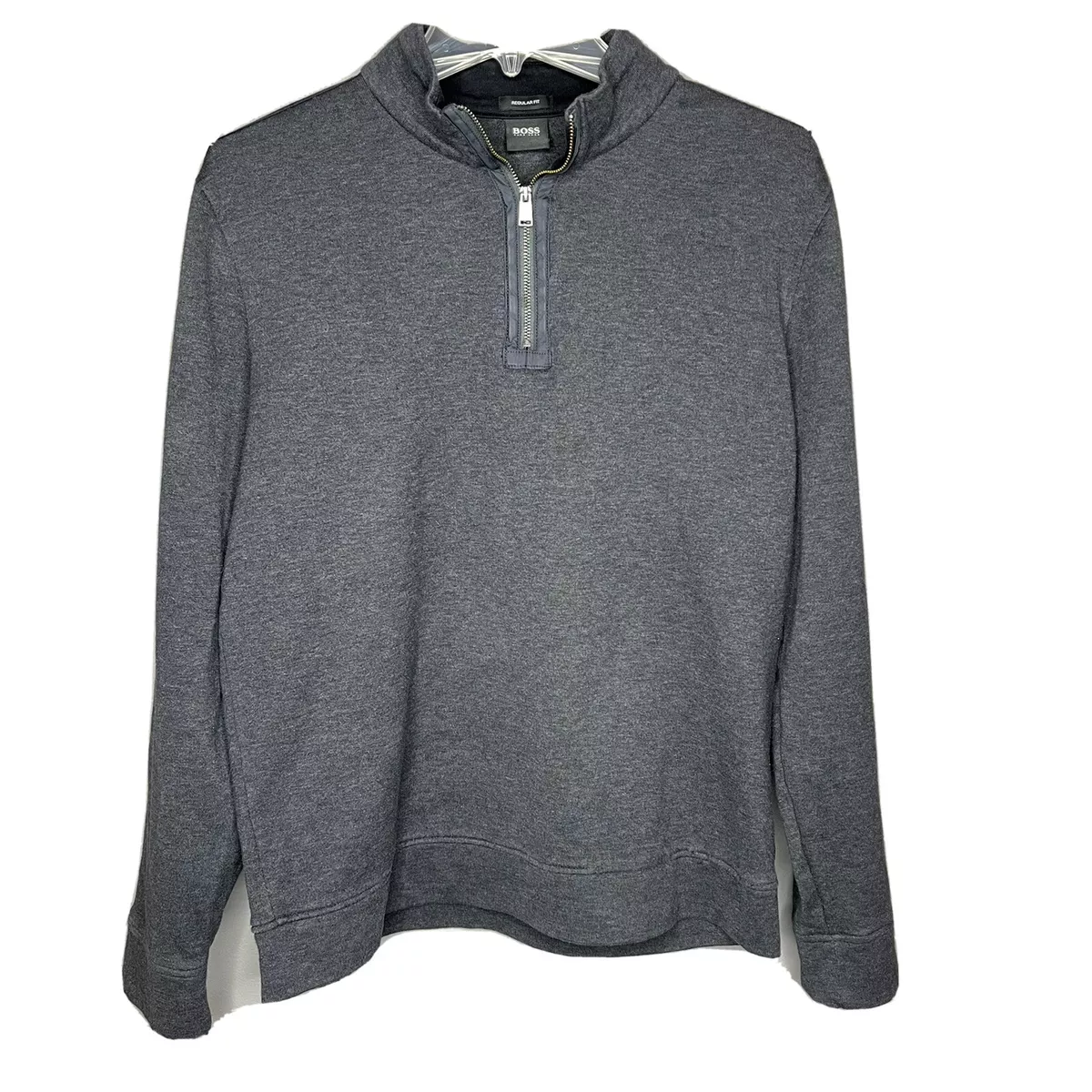 Hugo boss full zip sweater cheap