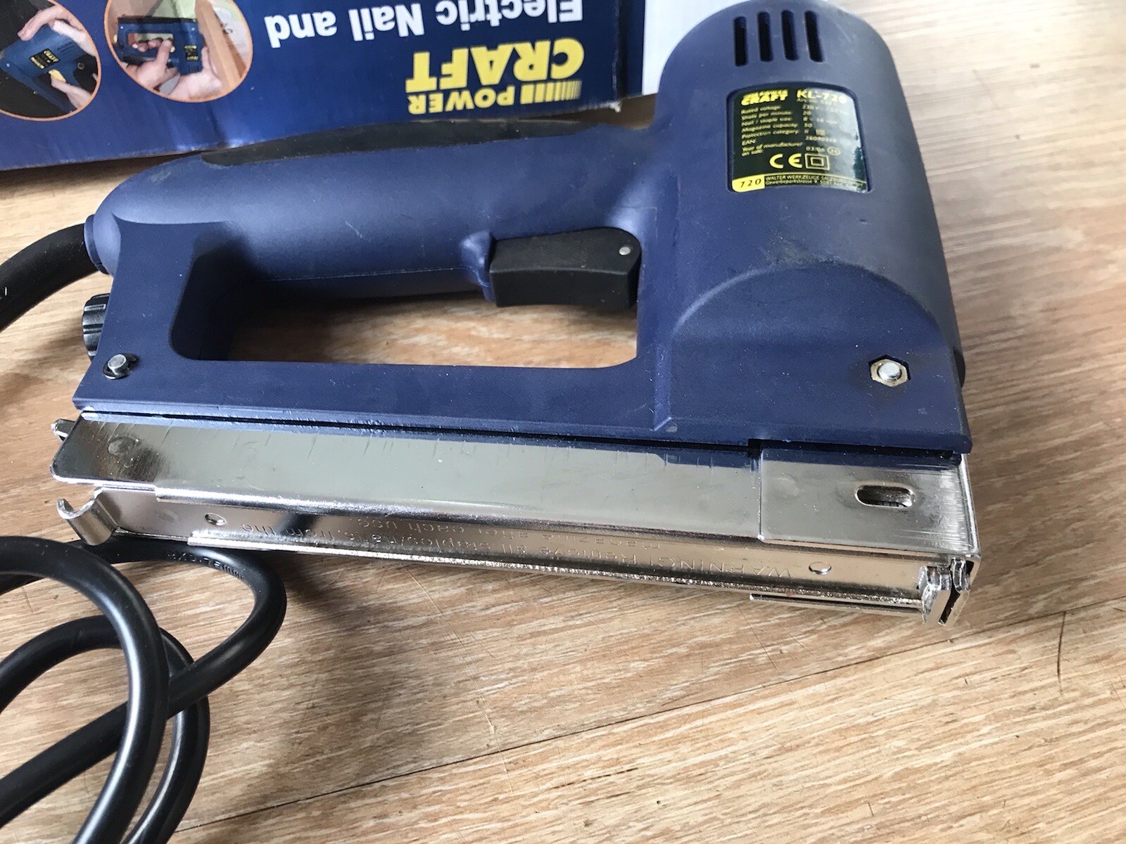 Power Craft Corded Electric Nail & Staple Gun 240V 50Hz eBay