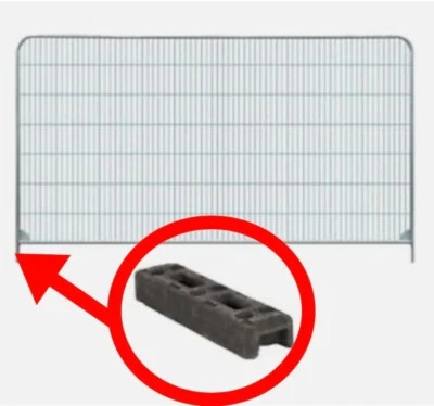 HERAS FENCING FEET -BRAND NEW DIRECT FROM THE FACTORY- FREE DELIVERY