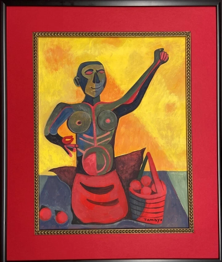 Pintura acuarela Rufino Tamayo años 30-80 en el estilo Foto 2 de 4