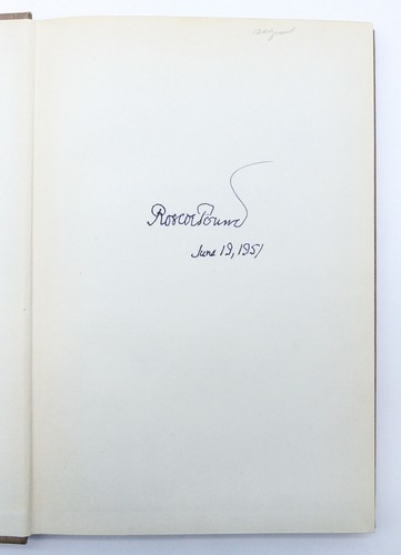 Roscoe Pound NEW PATHS OF THE LAW 1950 1st ED *SIGNED* - Picture 3 of 6