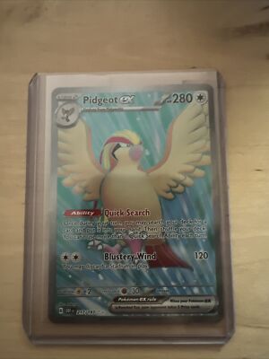Pokemon Pidgeot Ex 217/197 – Carta Full Art Holo Da Obsidian Flames (inglese)