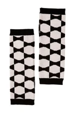 Kate Spade New York 125779 Signature Armwarmers Black/Pastry Pink One Size