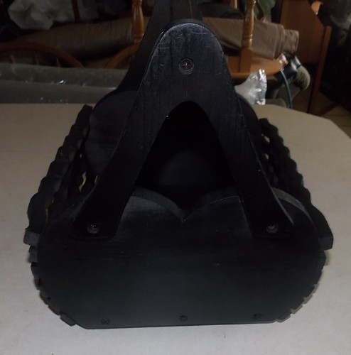 Pine Mid Century Magazine Rack / Magazine Stand (MR-21) - Picture 3 of 5