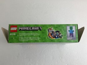 LEGO Minecraft The Cave 21113 includes Steve, Zombie, and Spider