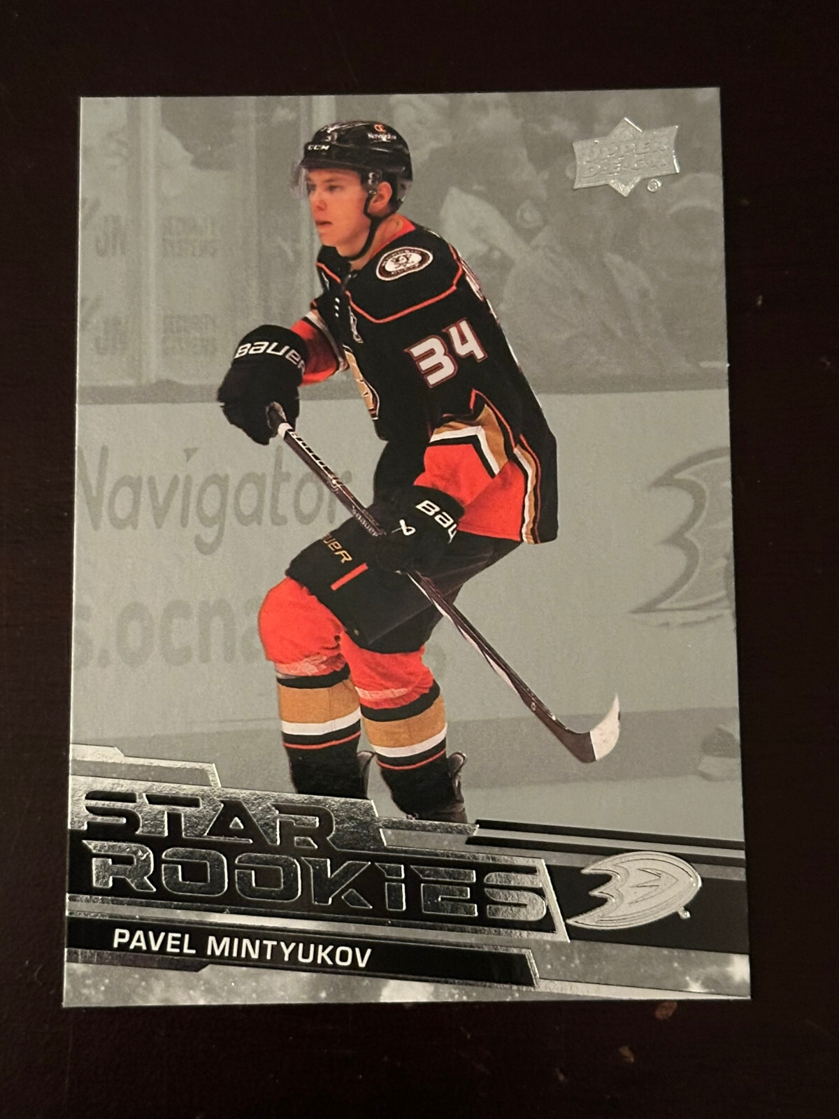 2023-24 Upper Deck Star Rookies Base Pavel Mintyukov Anaheim Ducks RC #21