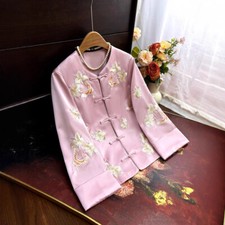 New Embroidered Acetate Jacket Retro Chinese Style Elegant Tang Costume Women