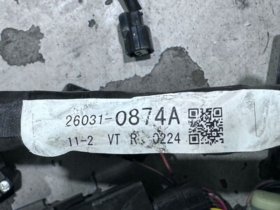 09-12 KAWASAKI ZX6R ZX600R NINJA OEM ENGINE WIRING HARNESS ECU ECM