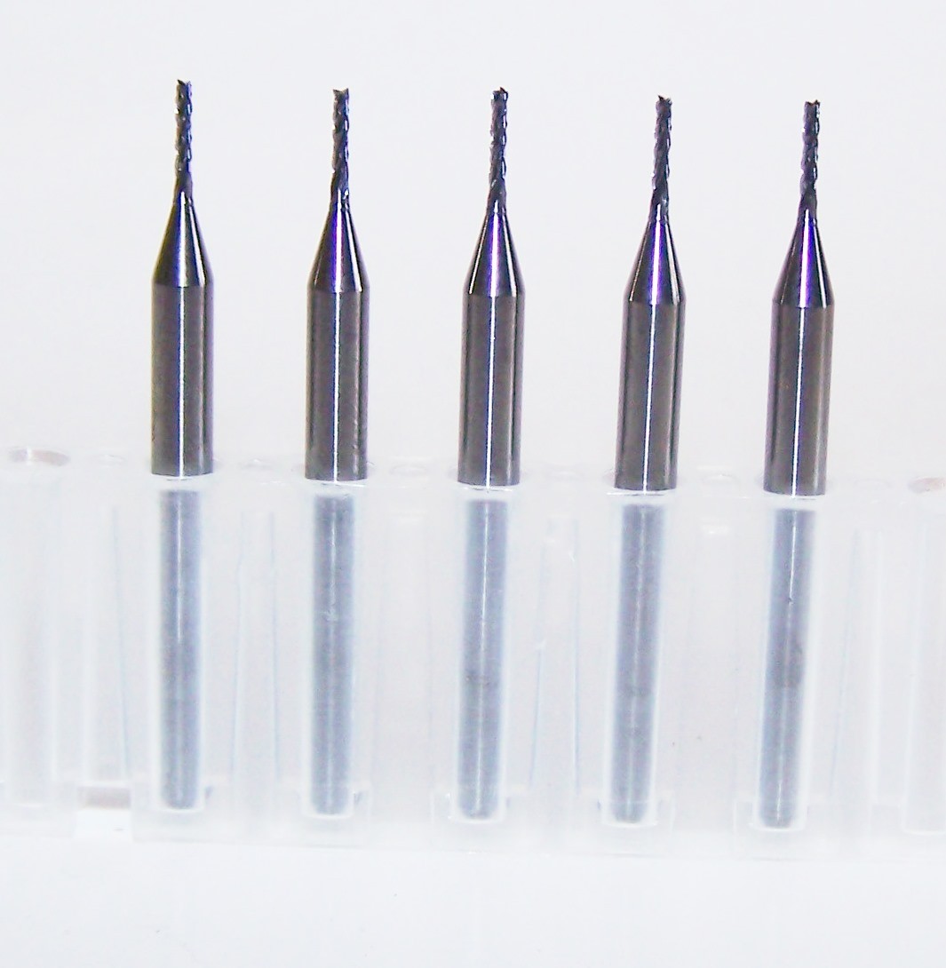 (5) 0.90mm (.0354") DIAMOND CUT CARBIDE ROUTER BURRS, FT Kyocera 4100-0354J177