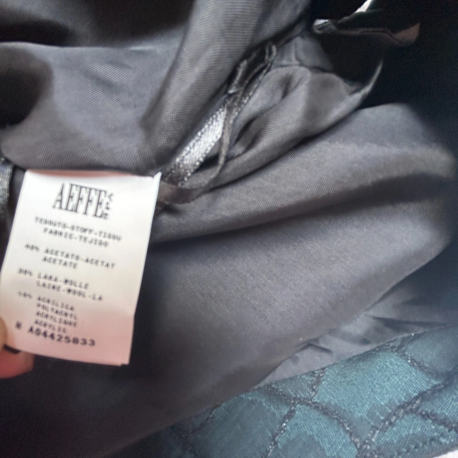 Abito tubino monospalla Moschino economico e chic donna stampa animalier tg 12 verde