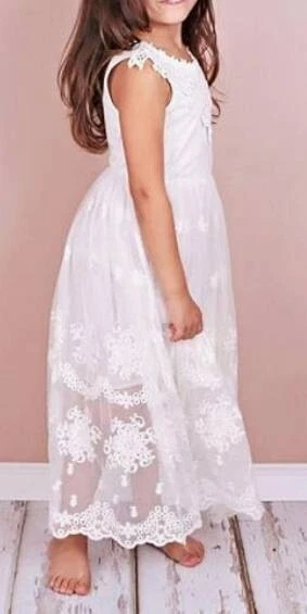 maxi ivory embroidered dress 11 years Stratus Lace High Neck Maxi Dress | Ivory | Dresses