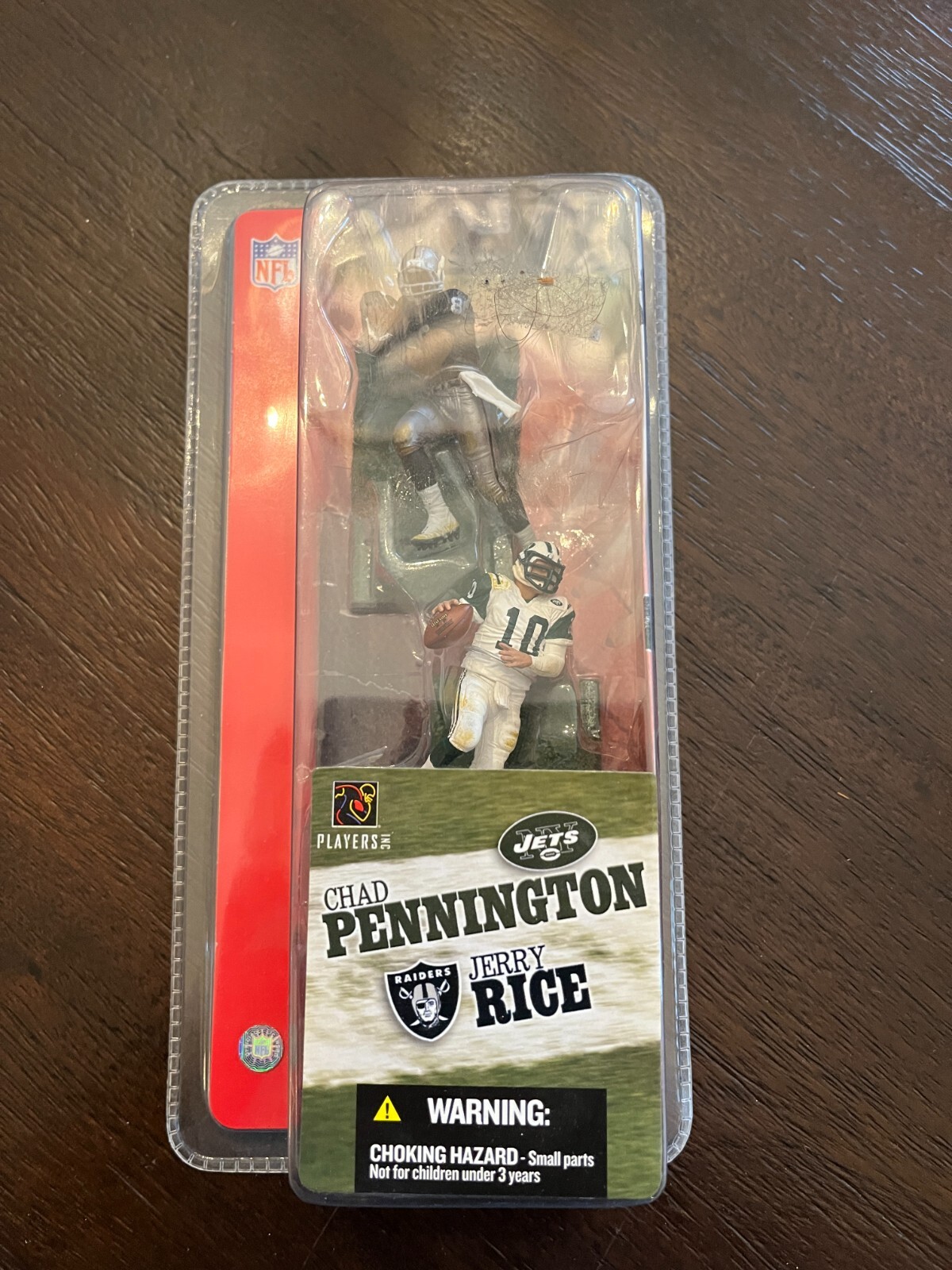 McFarlane NFL Football CHAD PENNINGTON JERRY RICE Figure 2-Pack Raiders ...