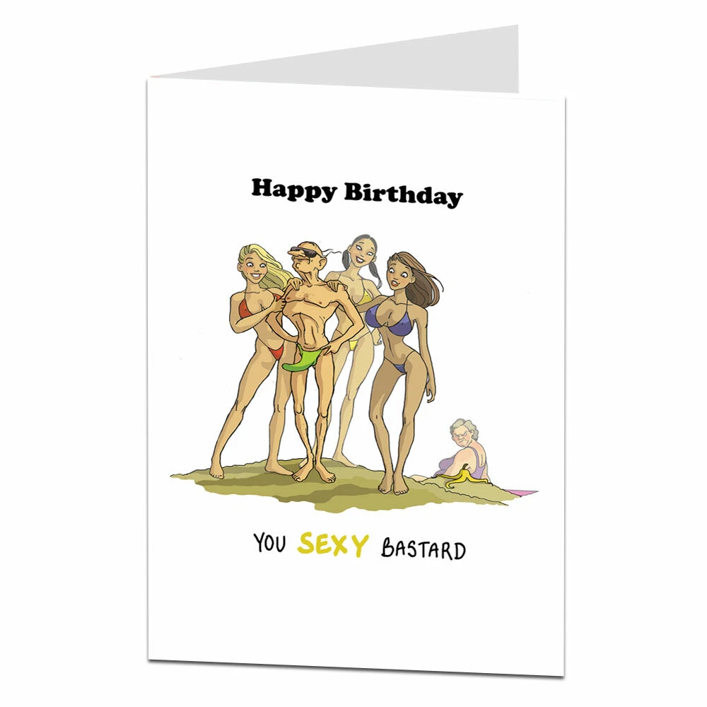 Sexy birthday card for him 2025