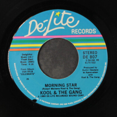 KOOL & THE GANG: celebration / morning star DE-LITE 7'' Single 45 RPM