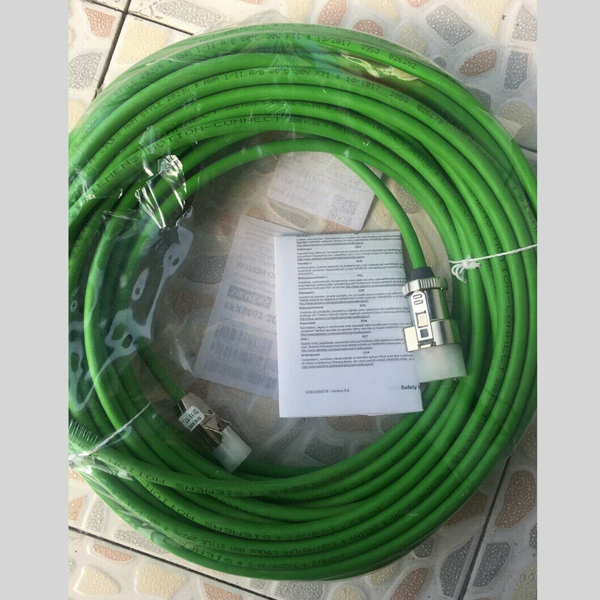 1PC New Siemens 6FX8002-2DC10-1CF0 Green Compatible Cable 25m | eBay