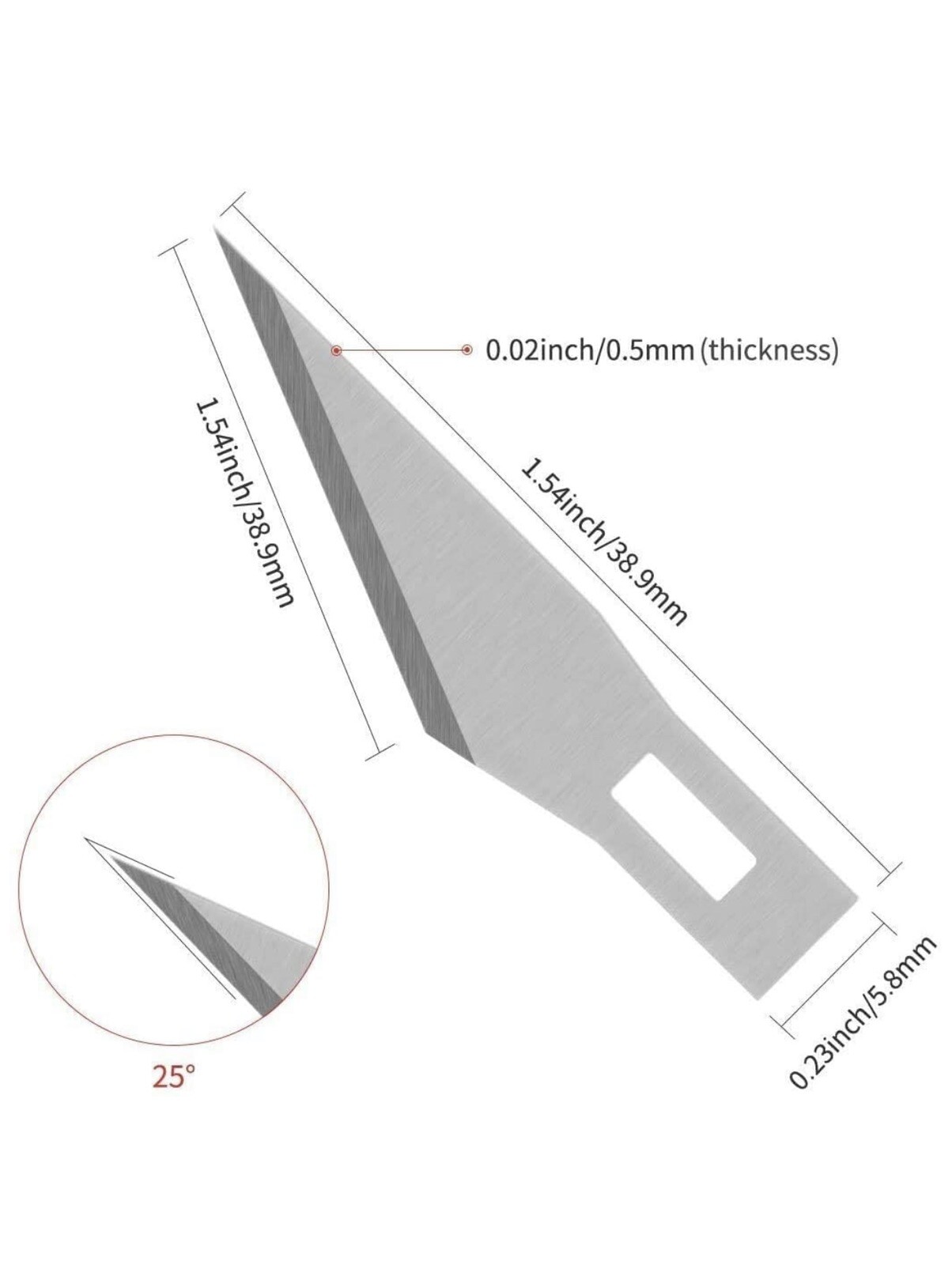 100 11 Blades for xacto Knife Replacement Refill Hobby Art Craft