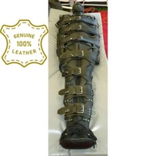 Premium Genuine Leather Bondage Sleep Sack with Belts – Full-Body Restraint Bag