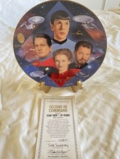 Plaque Star Trek - Second commandant