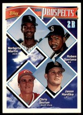 1994 Topps Norberto Martin/Ruben Santana/Jason Hardtke/Chris Sexton Baseball