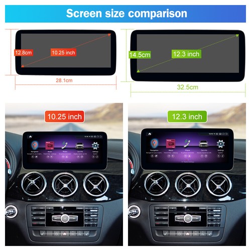 RoadTop 12.3' Android 11 Touch Screen CarPlay For Mercedes Benz B W246 NTG4.5/7 - Bild 3 von 13