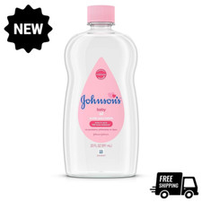 Johnson Johnson Baby Oil, 20 Fl Oz