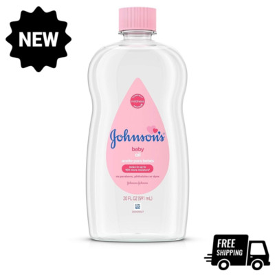 Johnson & Johnson Baby Oil, 20 Fl Oz