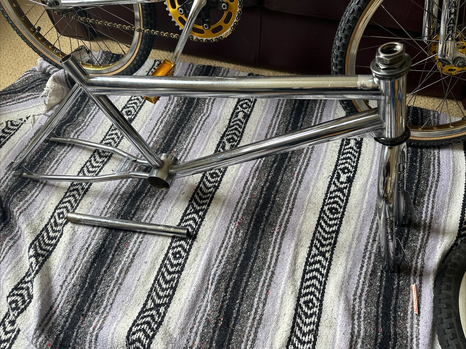 Old School Bmx MCS Magnum Frame Forks Headset Dirt Skirt Seatpost Year