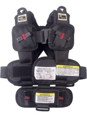 Ride Safer Travel Vest with Zipped Backpack Wearable Lightweight Compact  SZ XS