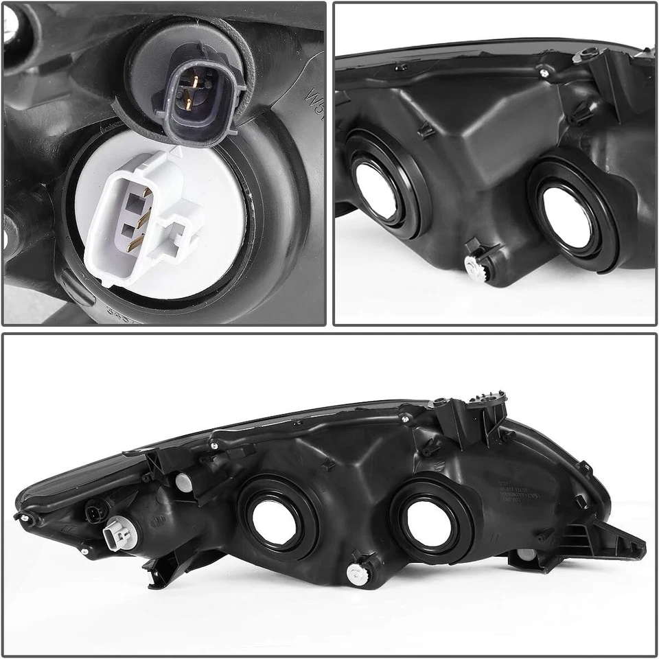 Se adapta a Toyota Corolla 2011-2013 lentes de humo faros luces izquierda+derecha 11-13 Foto 4 de 4