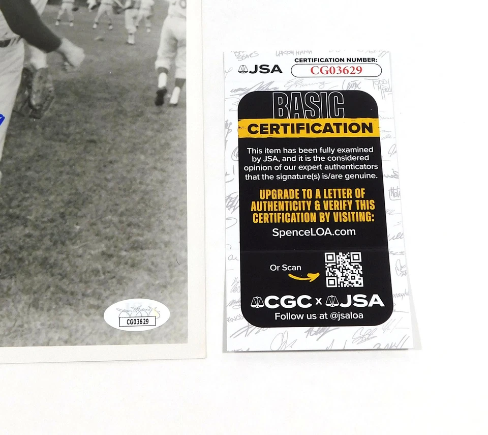 Jim Bunning Signed 8 x 10 B&W Photo Phillies JSA Auto - Image 3 of 3