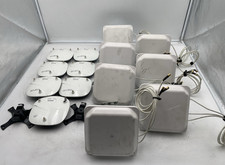 Lot of 7 Aruba APIN0304 Access Points 7x Aruba AP-ANT-38 w/ Mounting Brackets