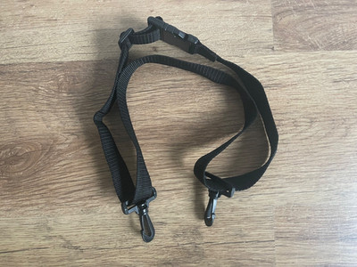 Universal Ersatz Tragegurt Schultergurt verstellbar für Tasche schwarz Karabiner