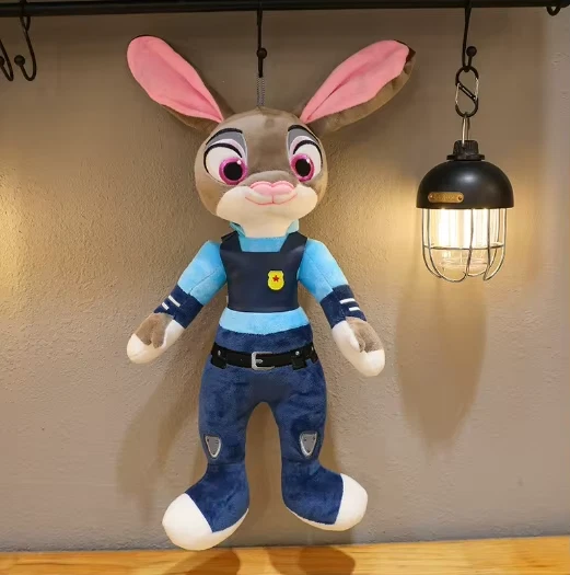 Peluche Disney Zootopia 40cm – Nick Wilde & Judy Hopps, Morbidi e Collezionabili - Immagine 2 di 4