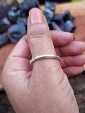 Handmade Sterling Silver Band Simple Everyday Ring Classic Minimali All Size