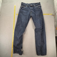 VTG Levis Engineered Jeans Mens 32x32 Blue Dark Wash Straight Twisted Fits 33x33
