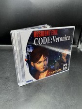 Resident Evil CODE: Veronica For Sega Dreamcast Discs 1 + 2, Reprint Manual