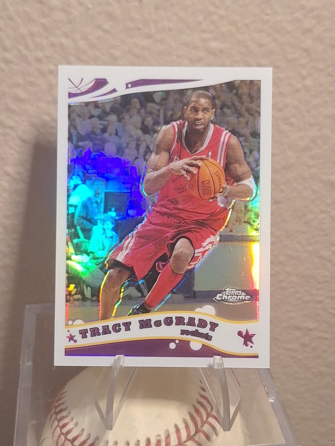 2005 Topps Chrome #110 Tracy Mcgrady - White Refractor /999 🔥 ROCKETS
