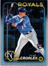 2024 Topps Chrome #148 Tyler Cropley Refractors Kansas City Royals